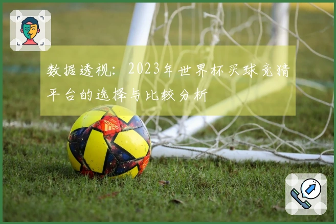 数据透视：2023年世界杯买球竞猜平台的选择与比较分析
